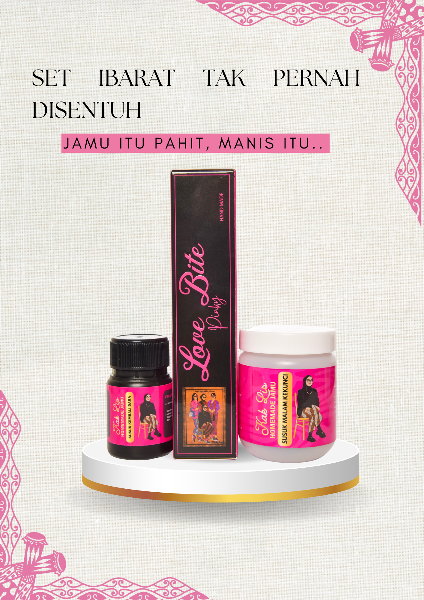 Set Ibarat Tak Pernah Disentuh